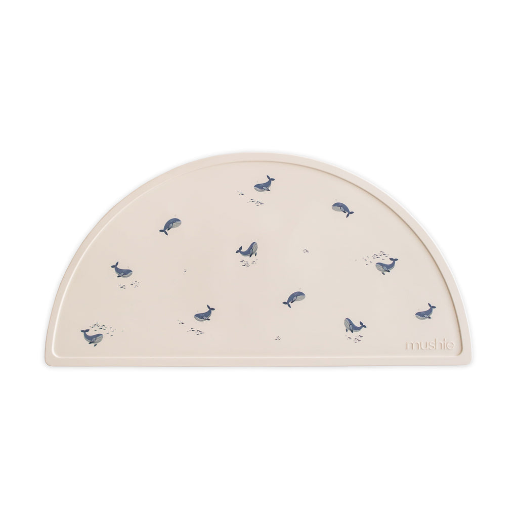 Mushie Silicone Placemat Whales | Playroom Avenue