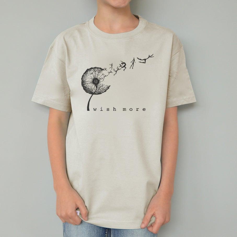 Uni-T "Wish More" Dandelion T-Shirt for Kids Ivory | Playroom Avenue