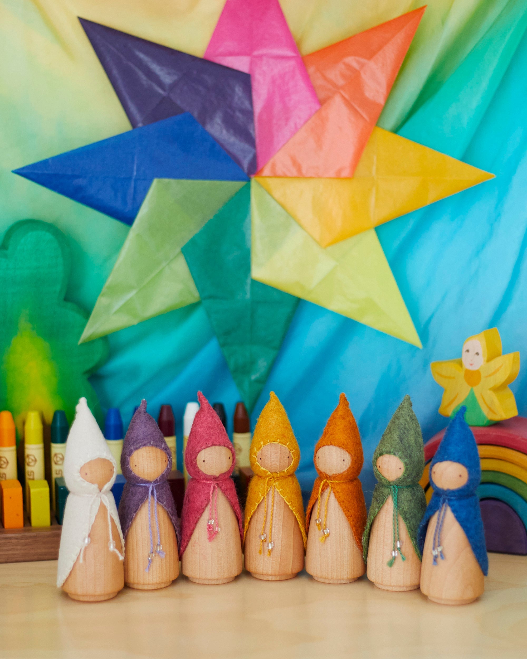 Wonderheart White Wooden Gnome | Playroom Avenue