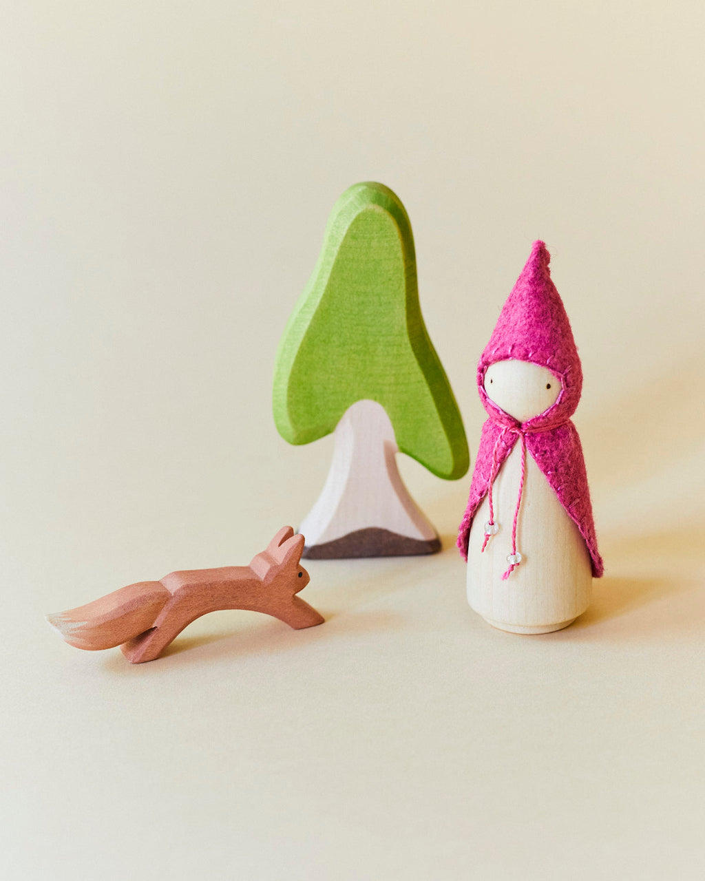 Wonderheart Pink Wooden Gnome | Playroom Avenue