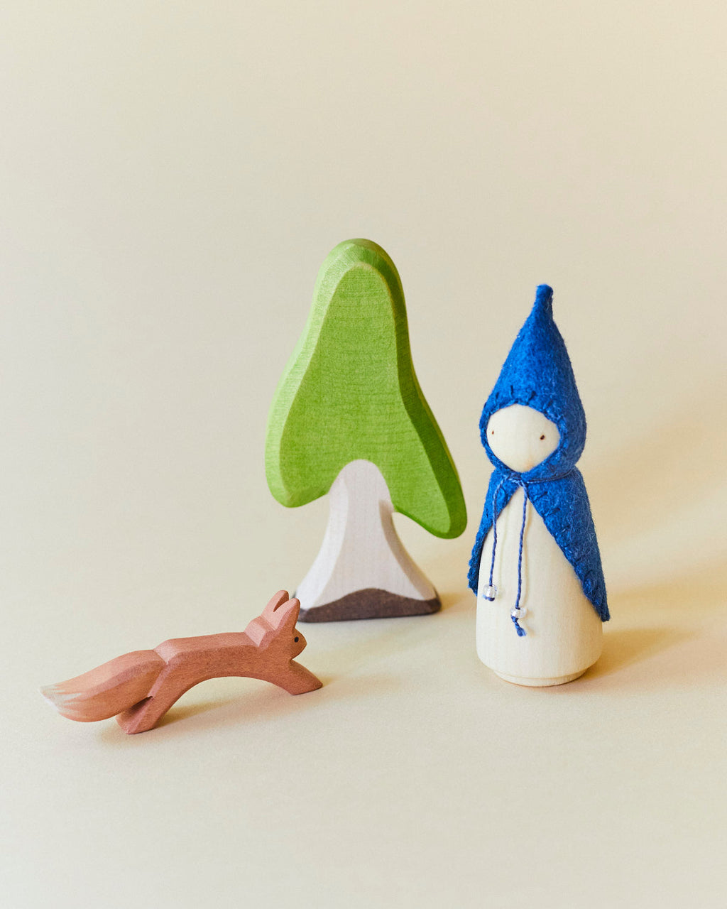 Wonderheart Blue Wooden Gnome | Playroom Avenue