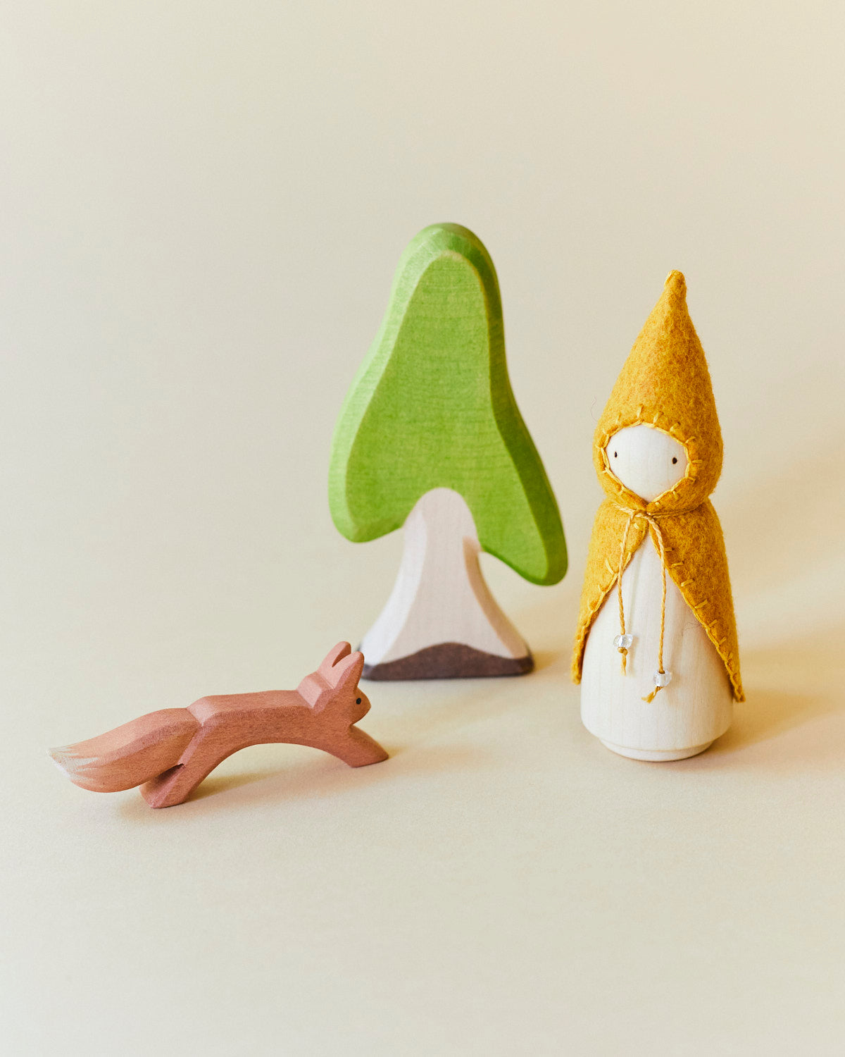 Wonderheart Yellow Wooden Gnome | Playroom Avenue