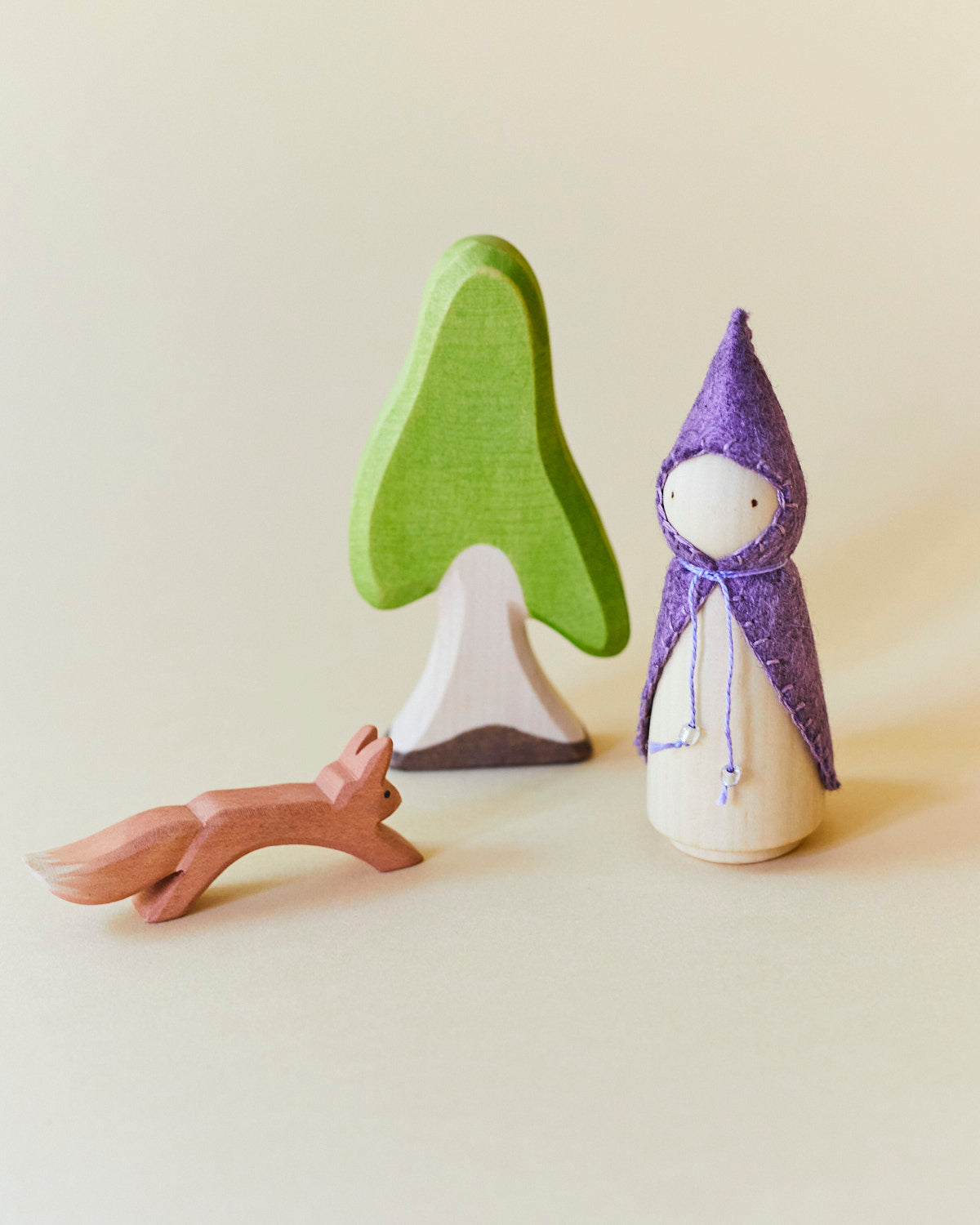 Wonderheart Purple Wooden Gnome | Playroom Avenue