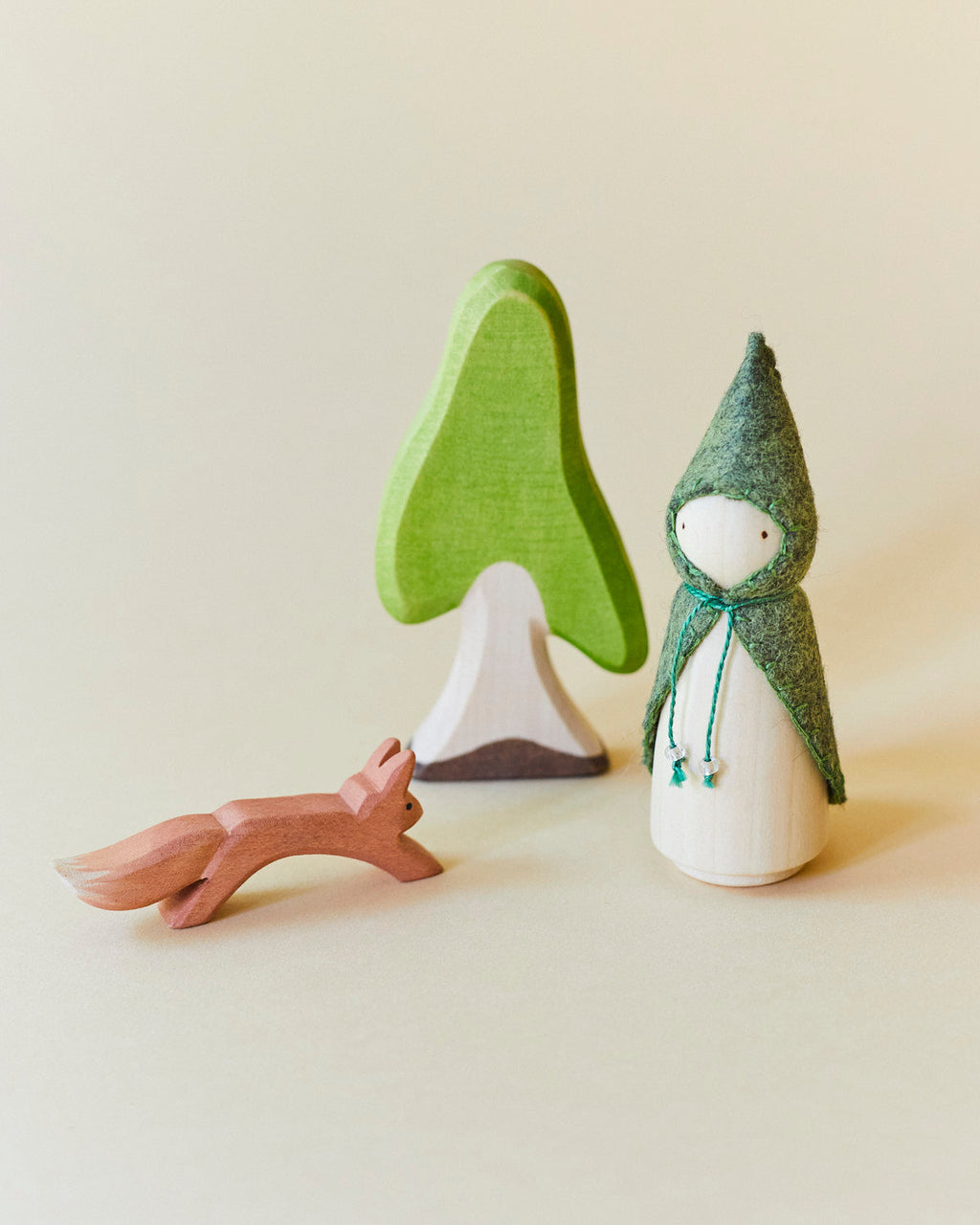 Wonderheart Green Wooden Gnome | Playroom Avenue