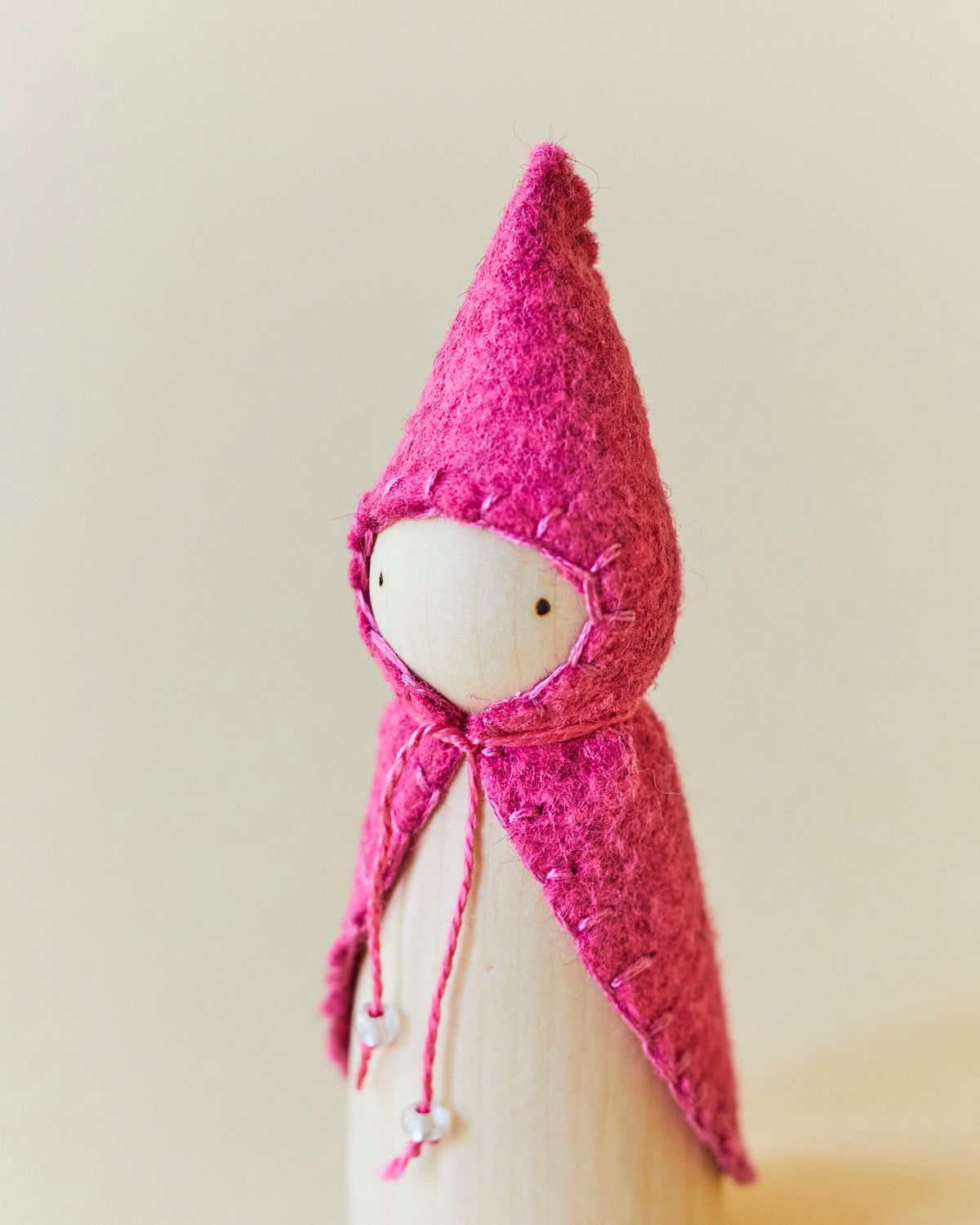 Wonderheart Pink Wooden Gnome | Playroom Avenue