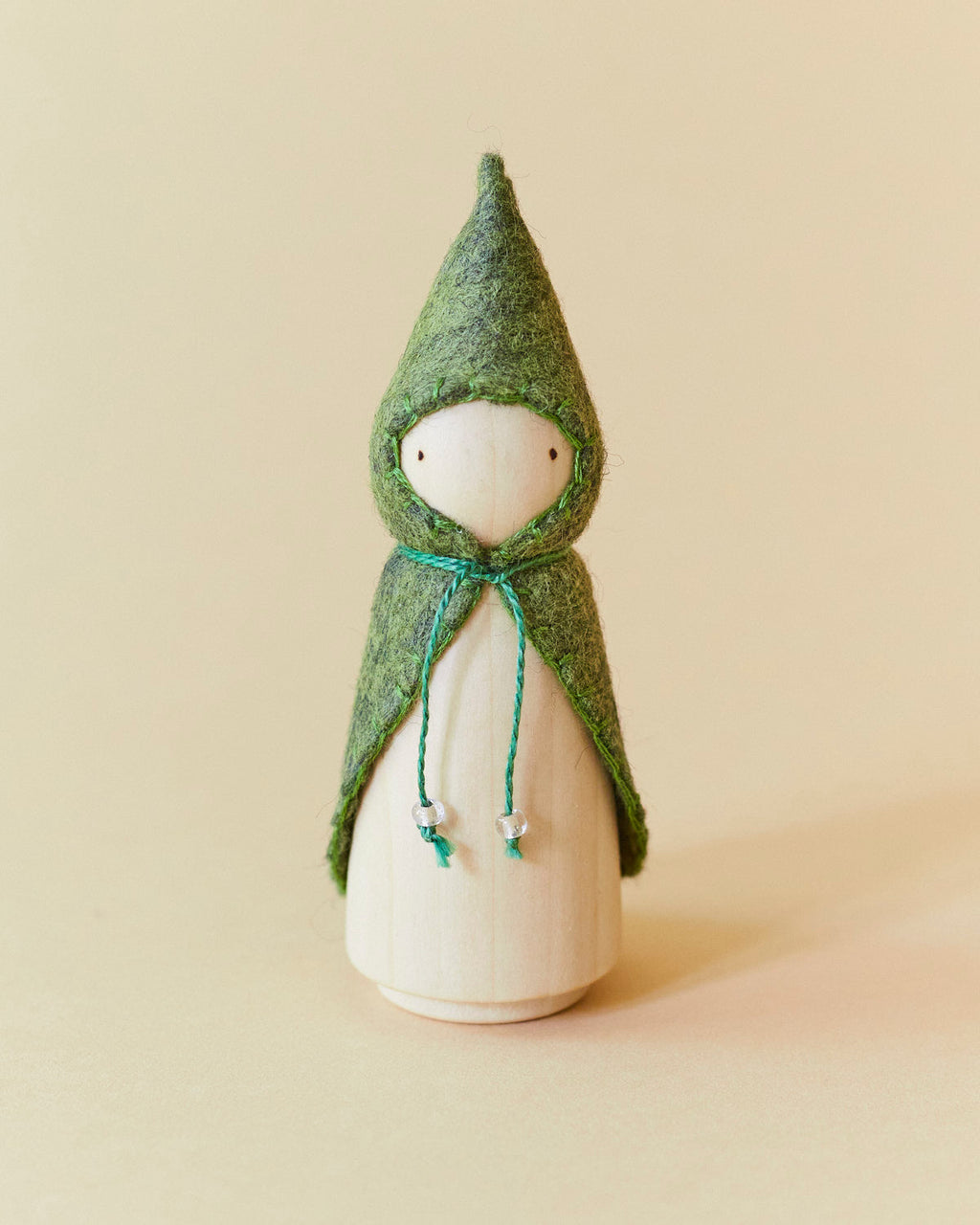 Wonderheart Green Wooden Gnome | Playroom Avenue