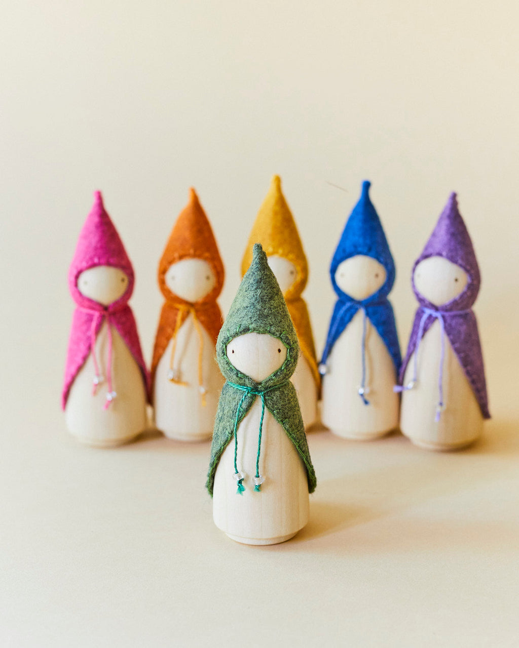 Wonderheart Orange Wooden Gnome | Playroom Avenue