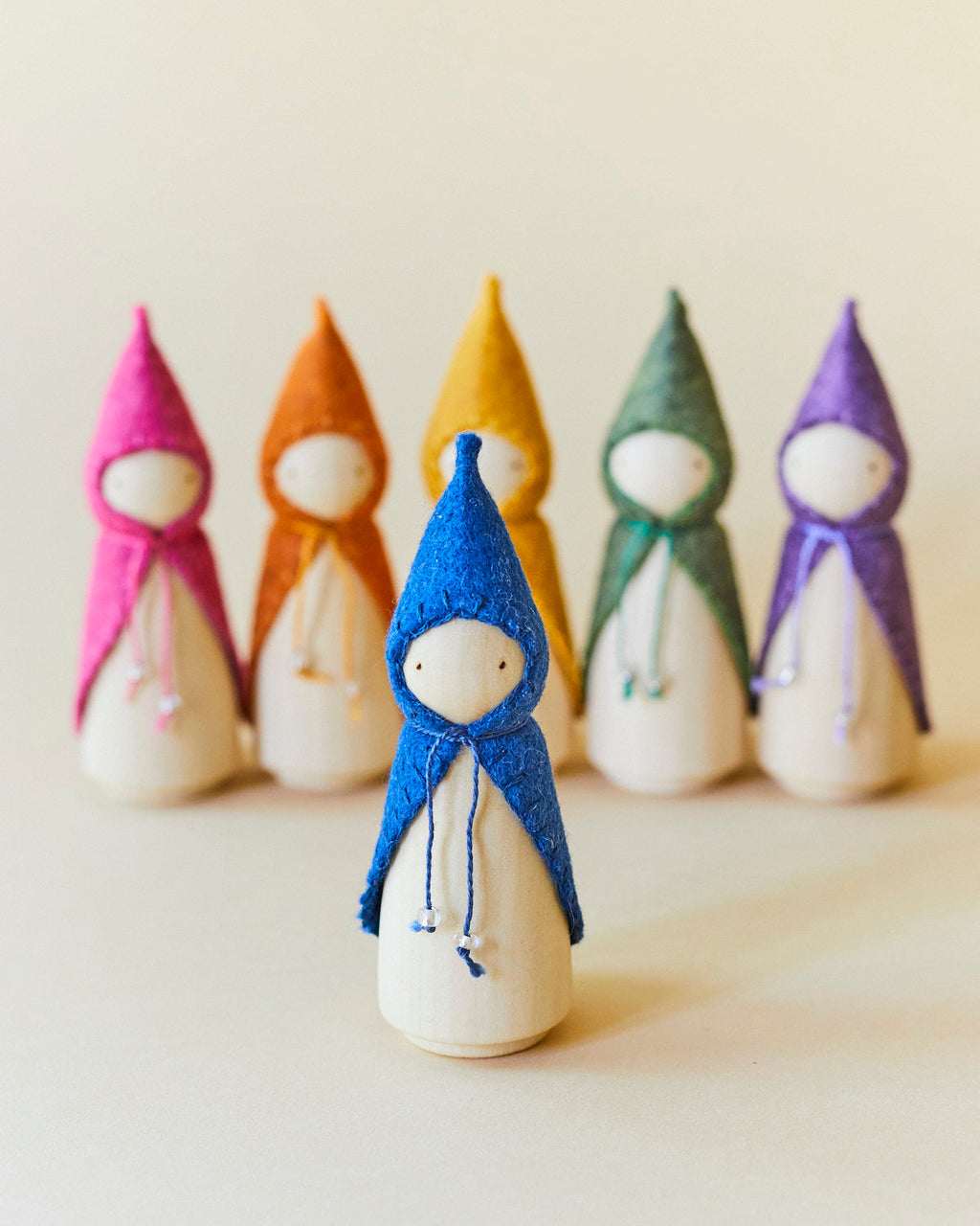 Wonderheart Orange Wooden Gnome | Playroom Avenue