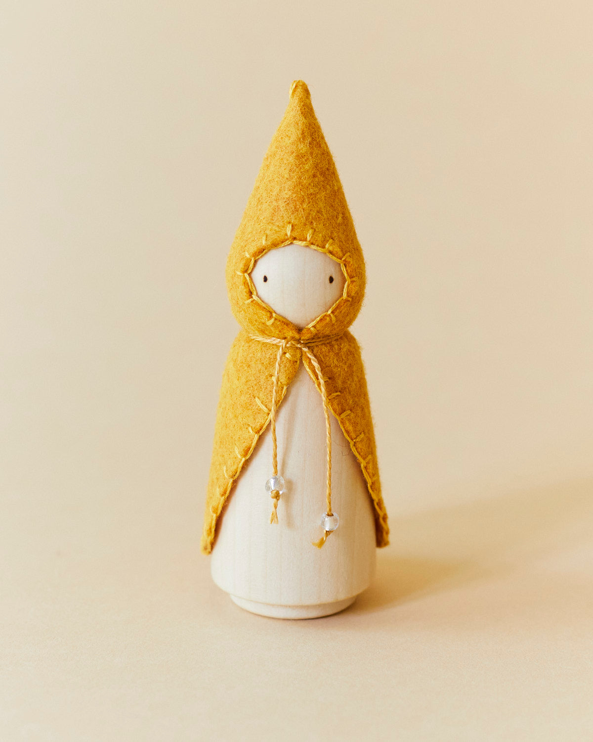 Wonderheart Yellow Wooden Gnome | Playroom Avenue