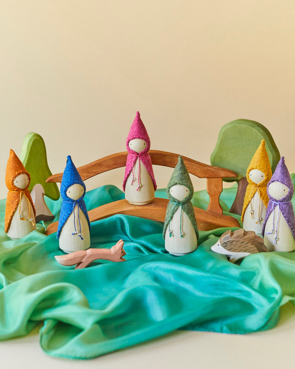 Wonderheart Pink Wooden Gnome | Playroom Avenue