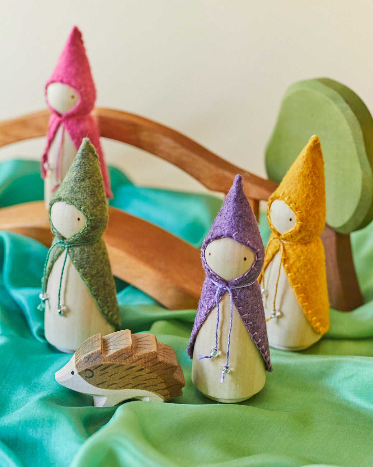 Wonderheart Purple Wooden Gnome | Playroom Avenue