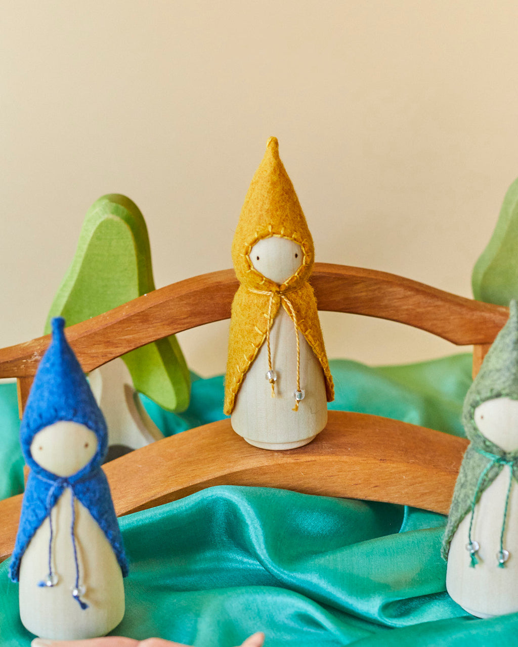 Wonderheart Yellow Wooden Gnome | Playroom Avenue