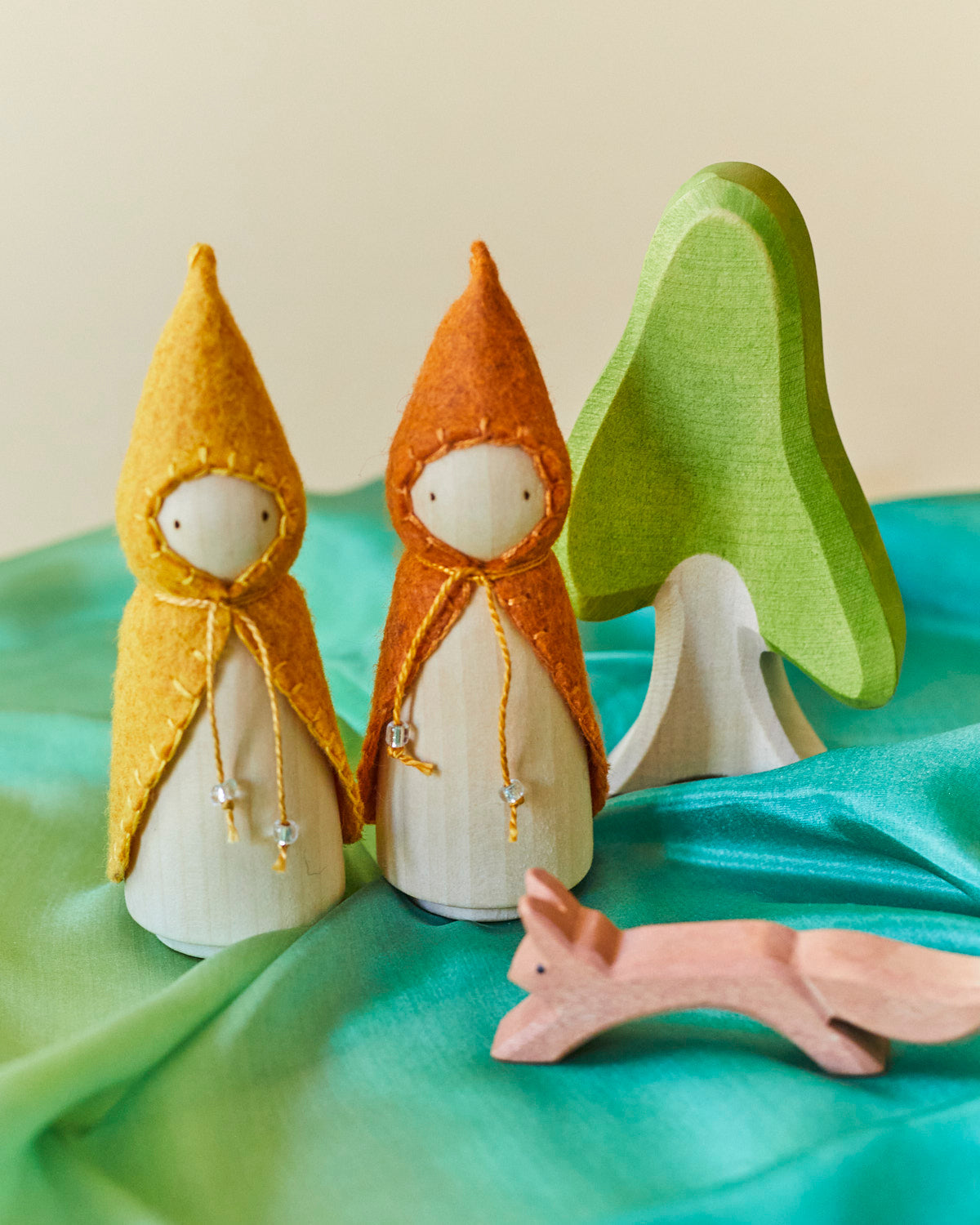 Wonderheart Yellow Wooden Gnome | Playroom Avenue