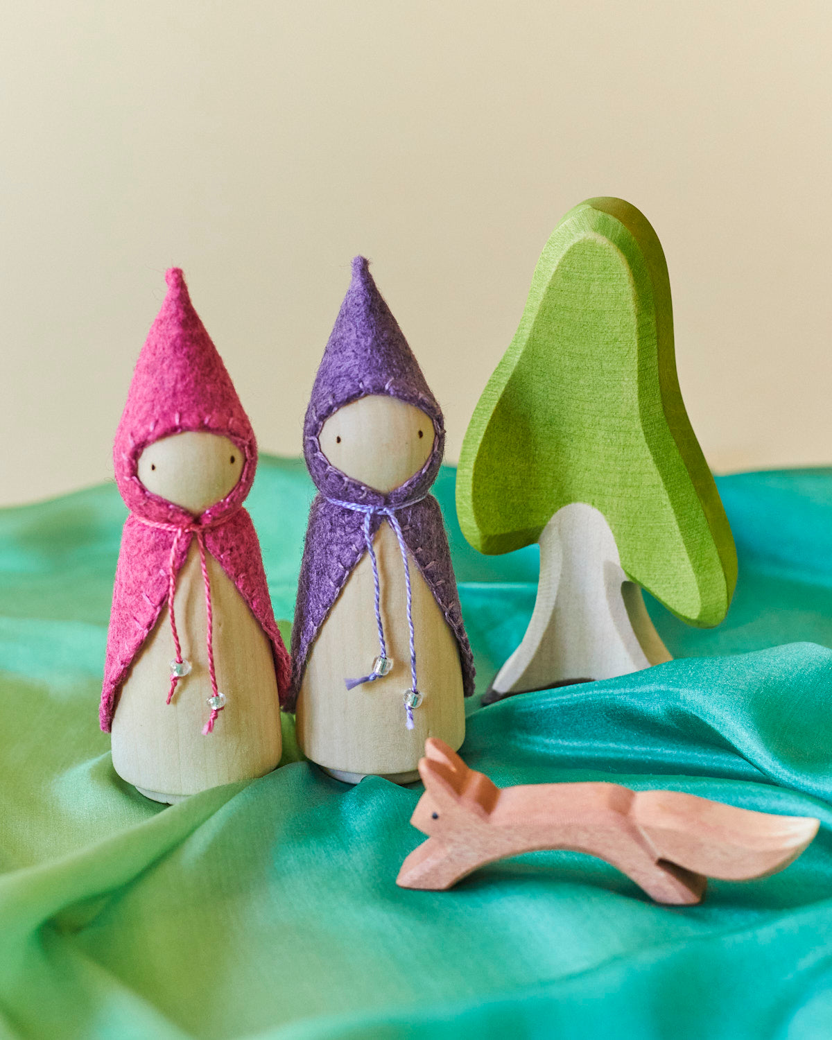 Wonderheart Pink Wooden Gnome | Playroom Avenue