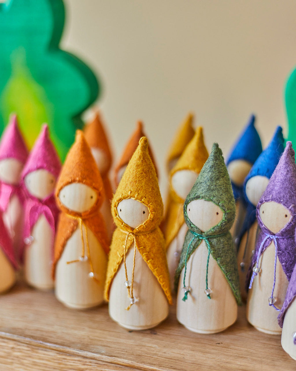 Wonderheart Pink Wooden Gnome | Playroom Avenue
