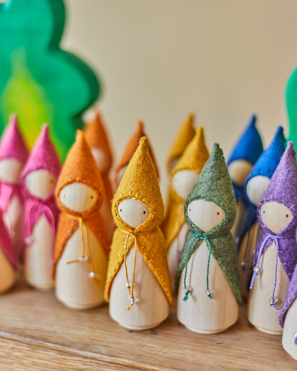 Wonderheart Purple Wooden Gnome | Playroom Avenue