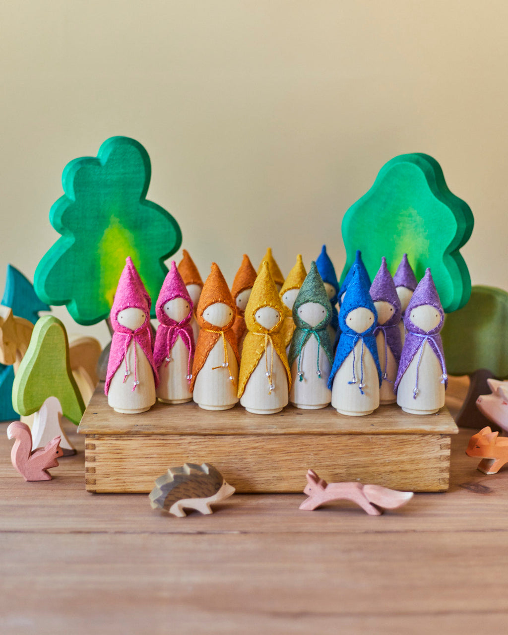 Wonderheart Pink Wooden Gnome | Playroom Avenue