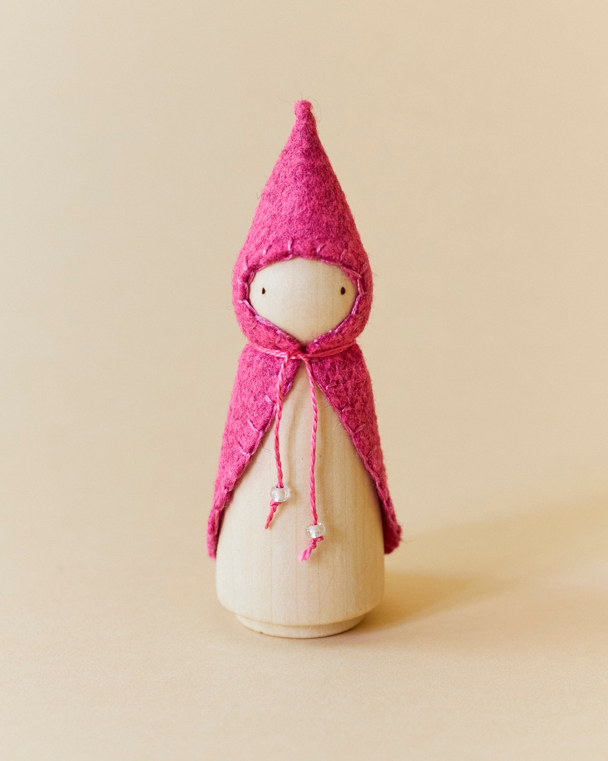 Wonderheart Pink Wooden Gnome | Playroom Avenue