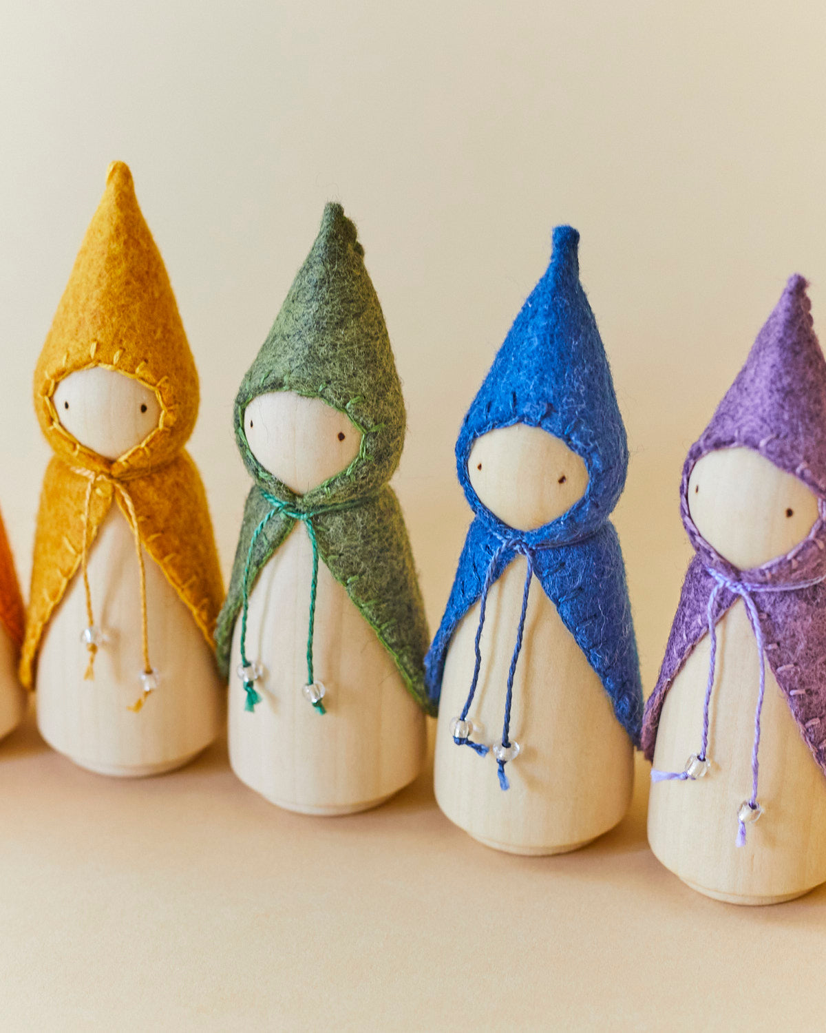 Wonderheart Yellow Wooden Gnome | Playroom Avenue