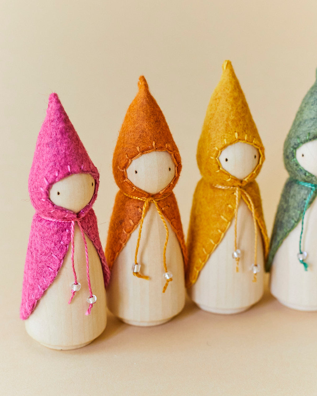 Wonderheart Pink Wooden Gnome | Playroom Avenue