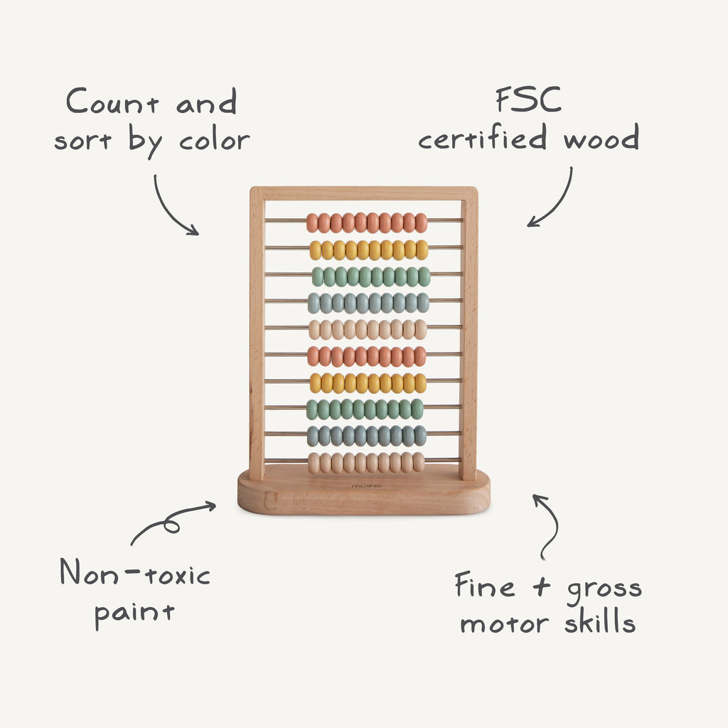 Mushie Wooden Abacus | Playroom Avenue
