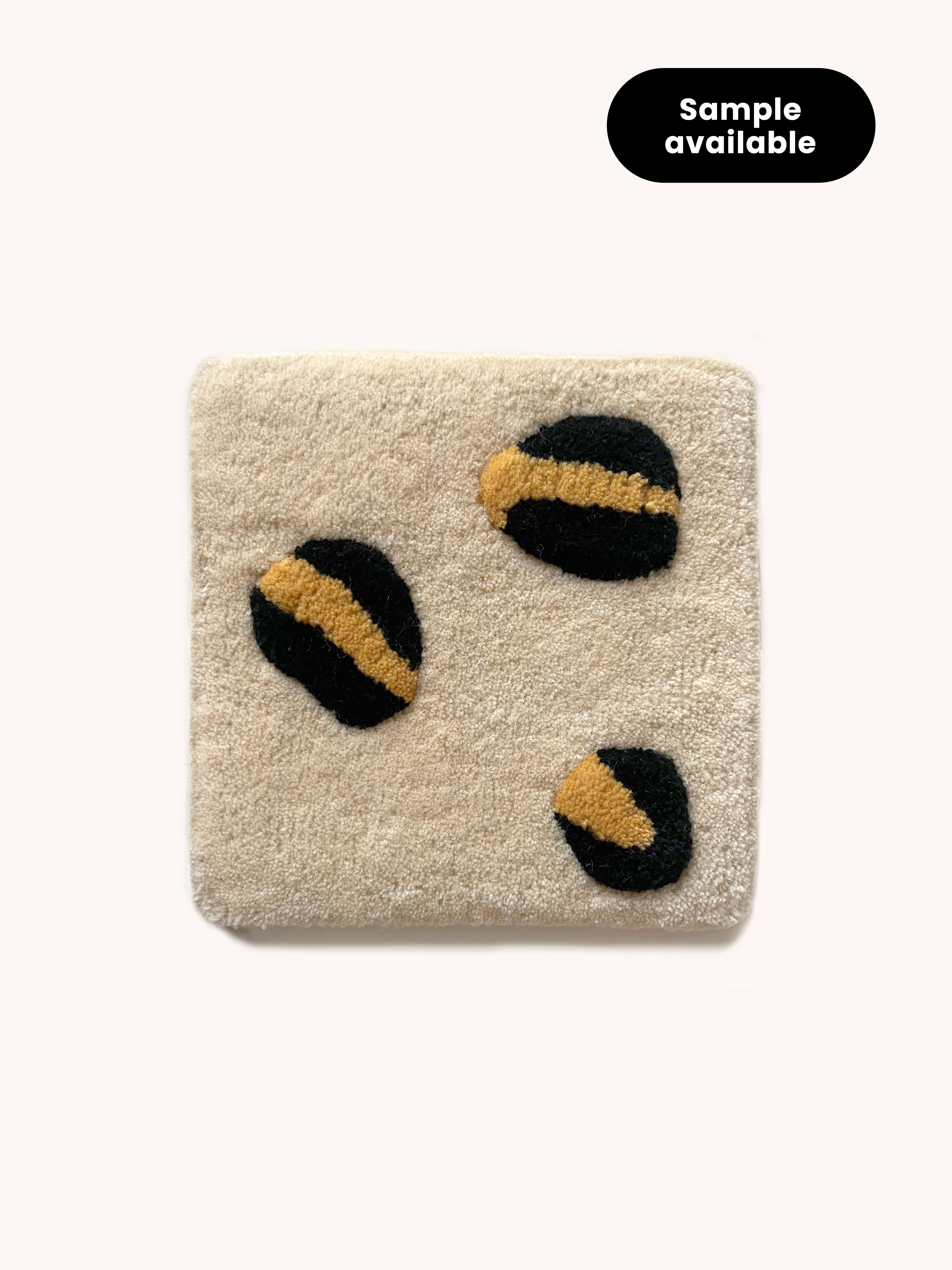 Maison Deux Rug LEOPARD Beige / Brown and Black Print 3.9 x 5.9ft | Playroom Avenue