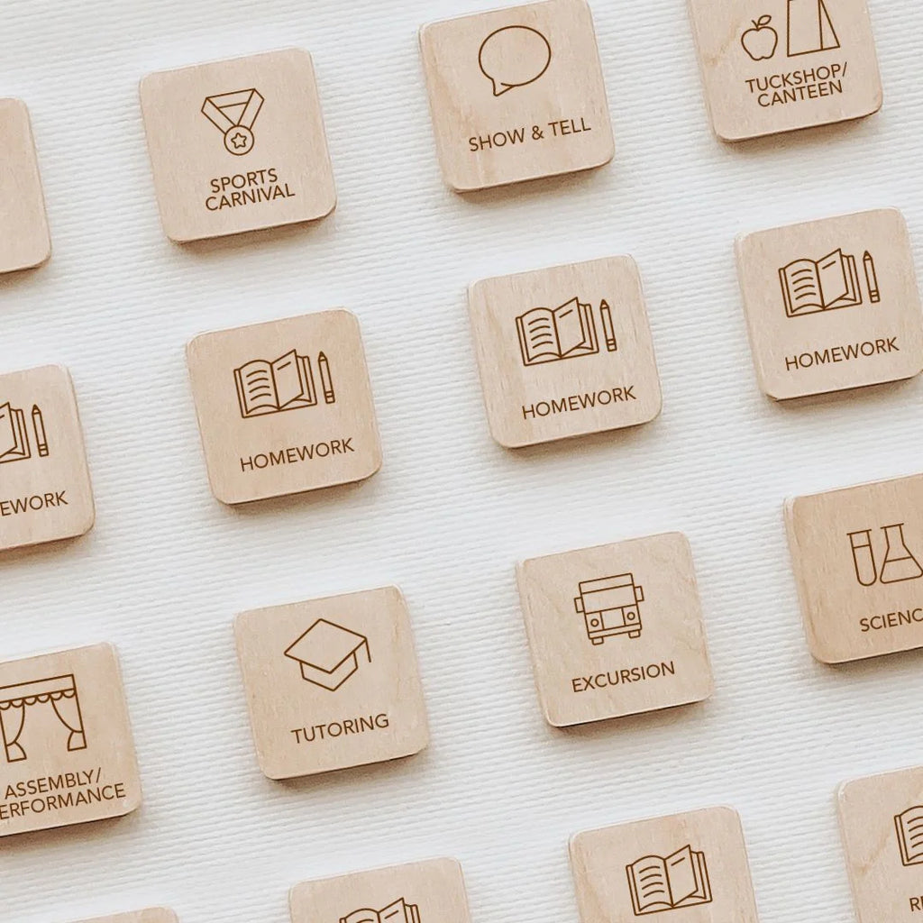 Little Agenda Expansion Tiles Set - School | Playroom Avenue