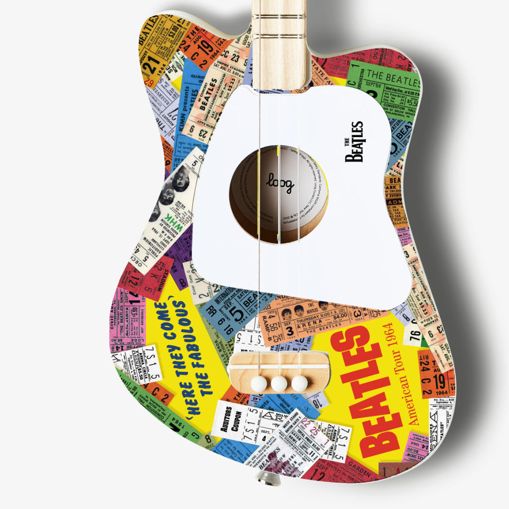 Beatles + loog mini guitar | Playroom Avenue