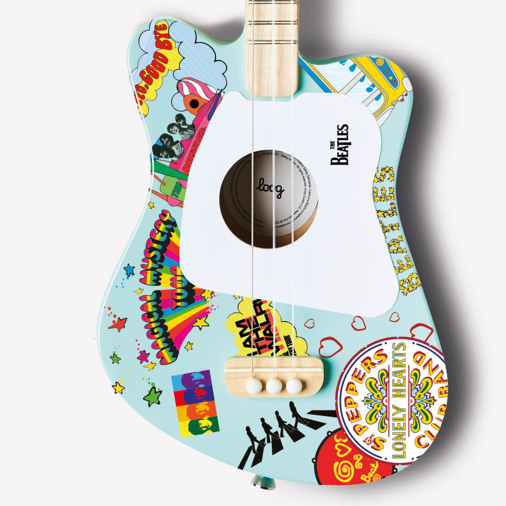Beatles + loog mini guitar | Playroom Avenue