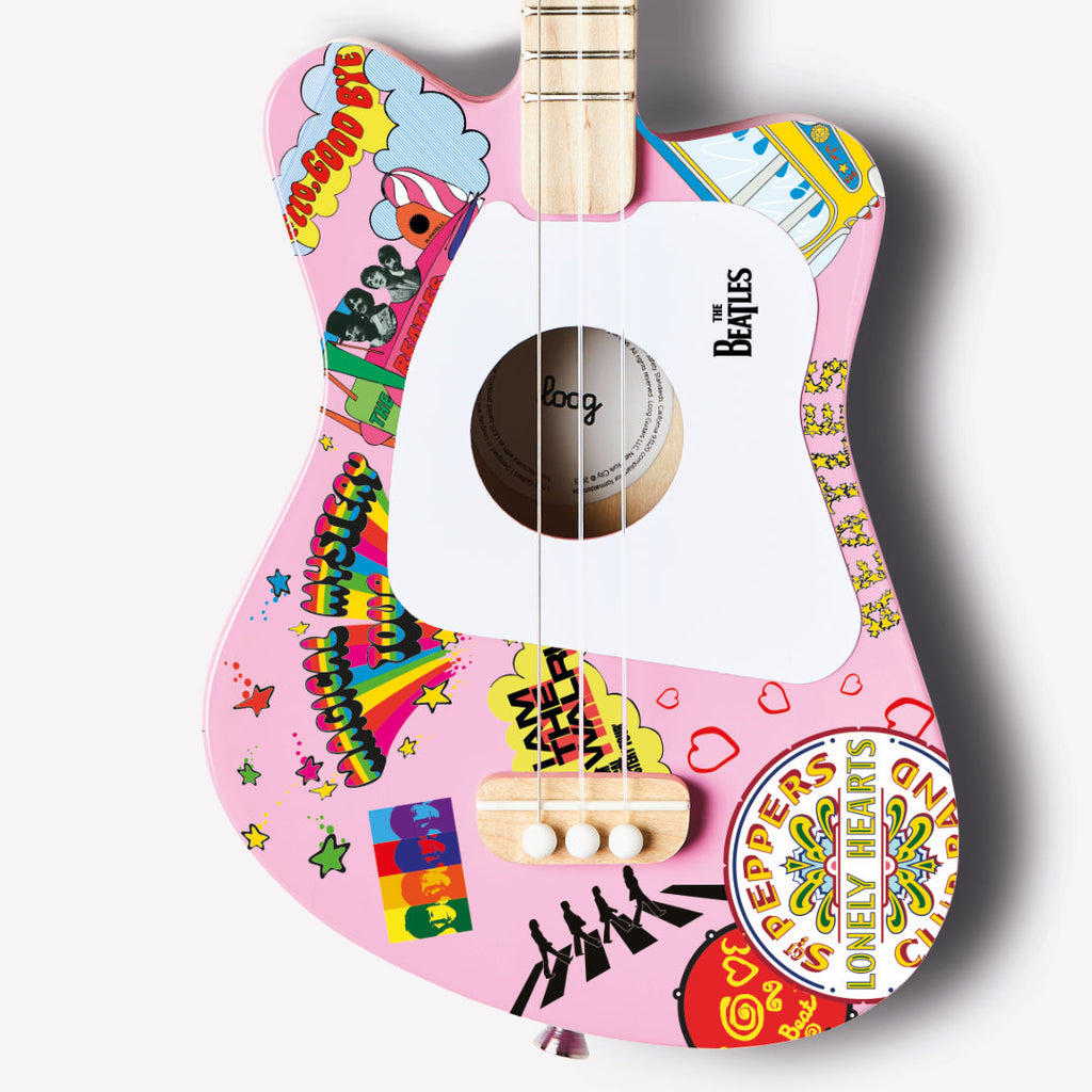 Beatles + loog mini guitar | Playroom Avenue
