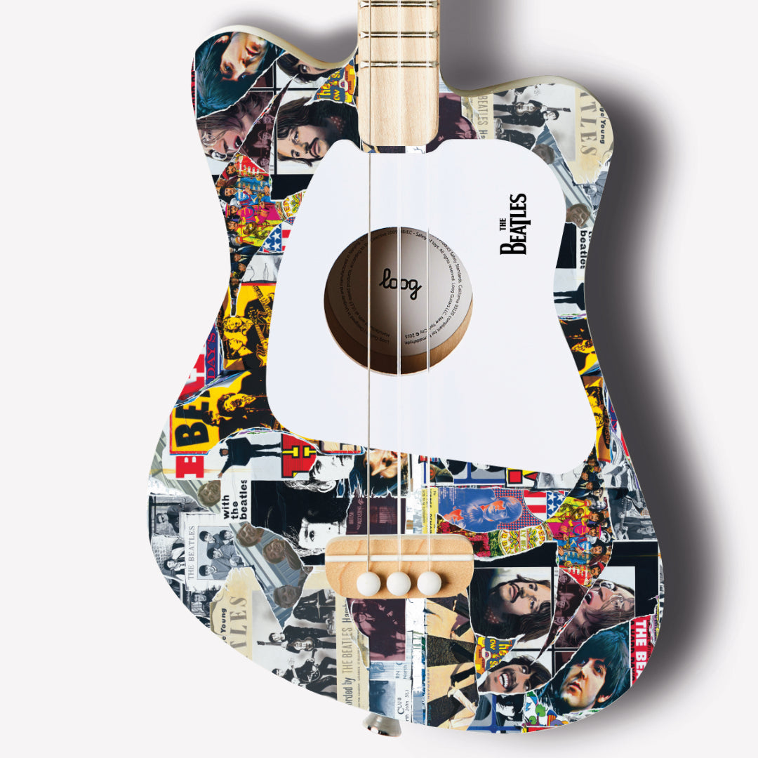 Beatles + loog mini guitar | Playroom Avenue