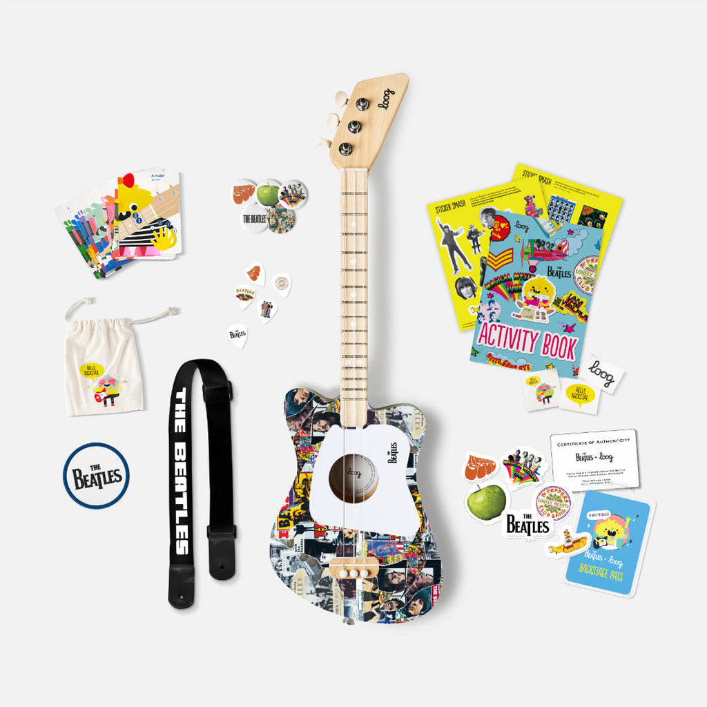 Beatles + loog mini guitar | Playroom Avenue
