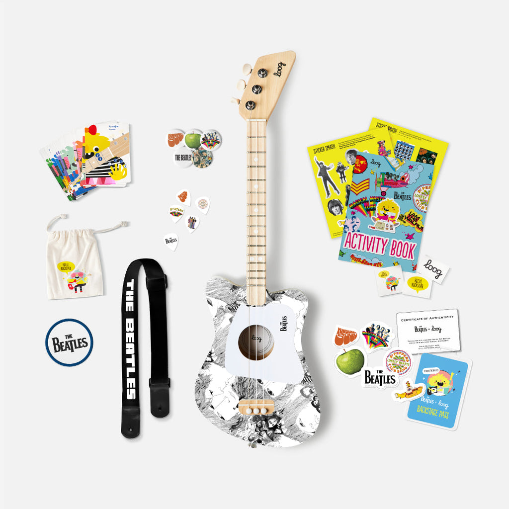 Beatles + loog mini guitar | Playroom Avenue