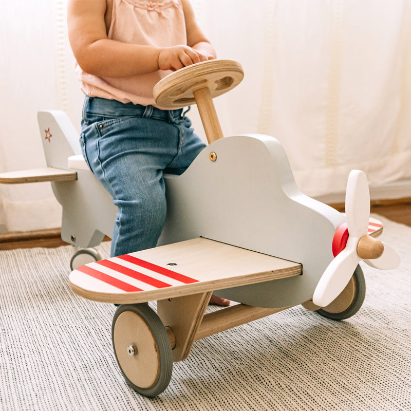 Wonder and Wise Airplane Rocker & Ride On | Playroom Avenue