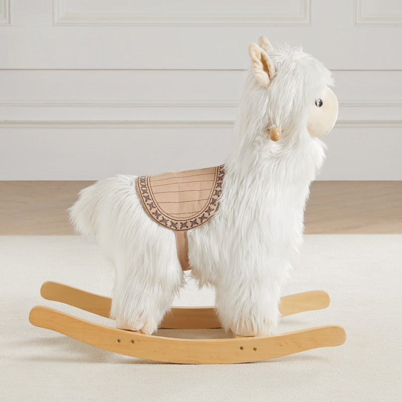 Wonder and Wise Alpaca Rocker with Saddle | Playroom Avenue