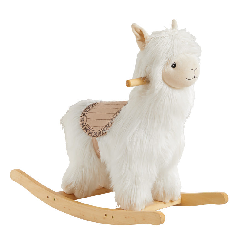 Wonder and Wise Alpaca Rocker with Saddle | Playroom Avenue