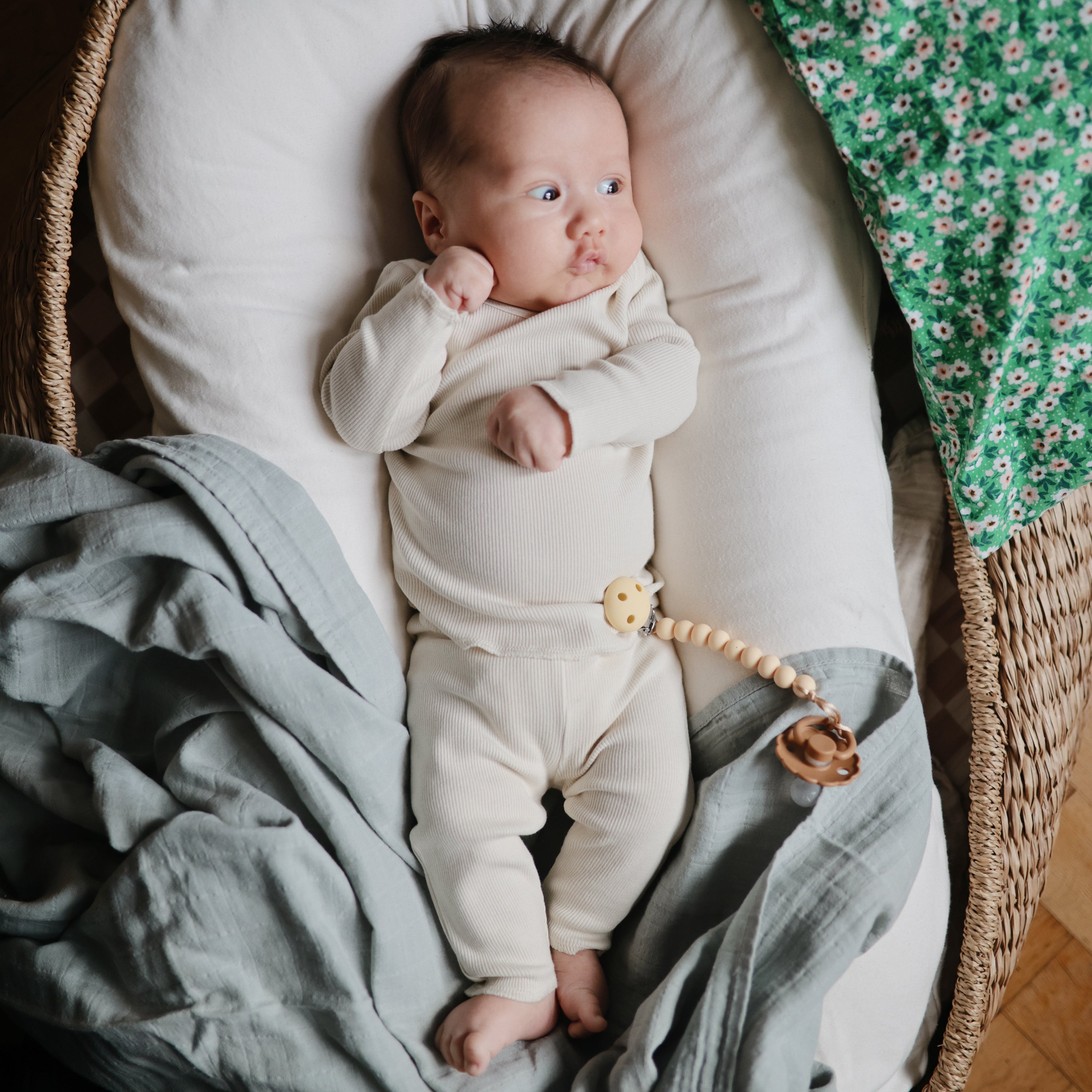 Mushie Organic Cotton Muslin Swaddle Blanket | Playroom Avenue