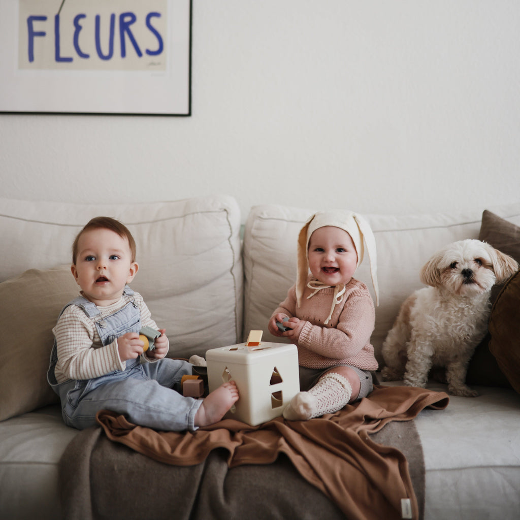 Mushie Ribbed Baby Blanket | Playroom Avenue