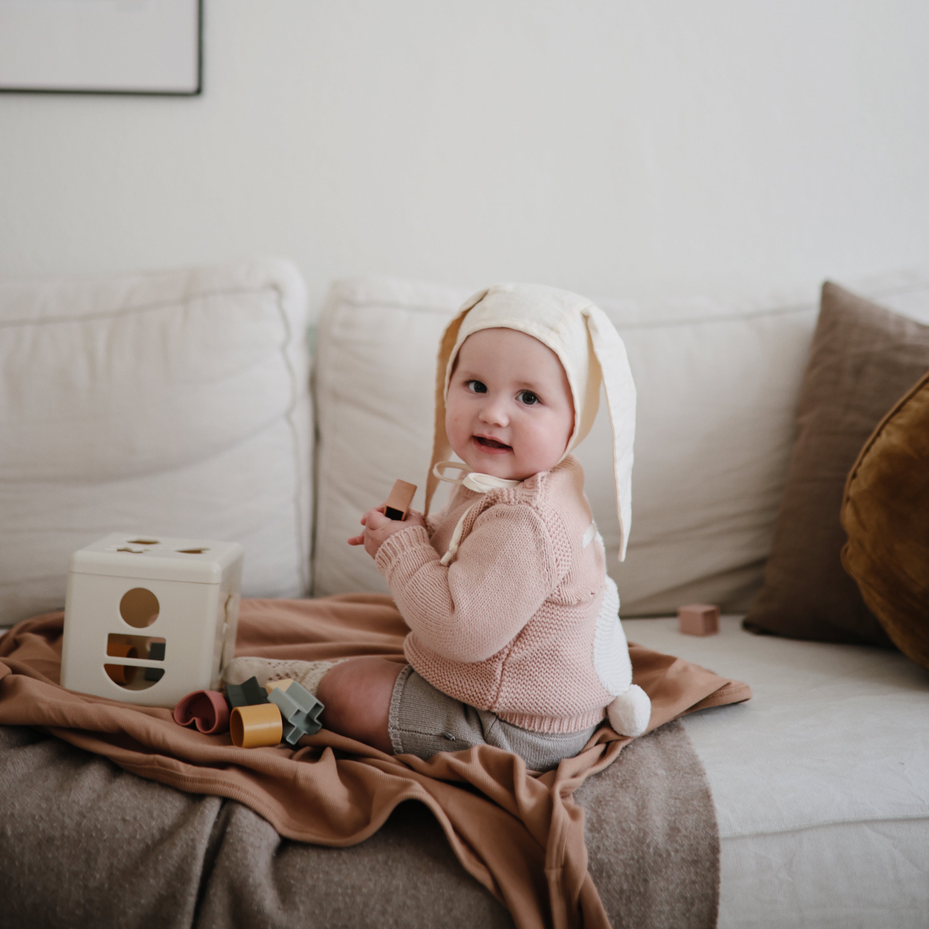 Mushie Ribbed Baby Blanket | Playroom Avenue