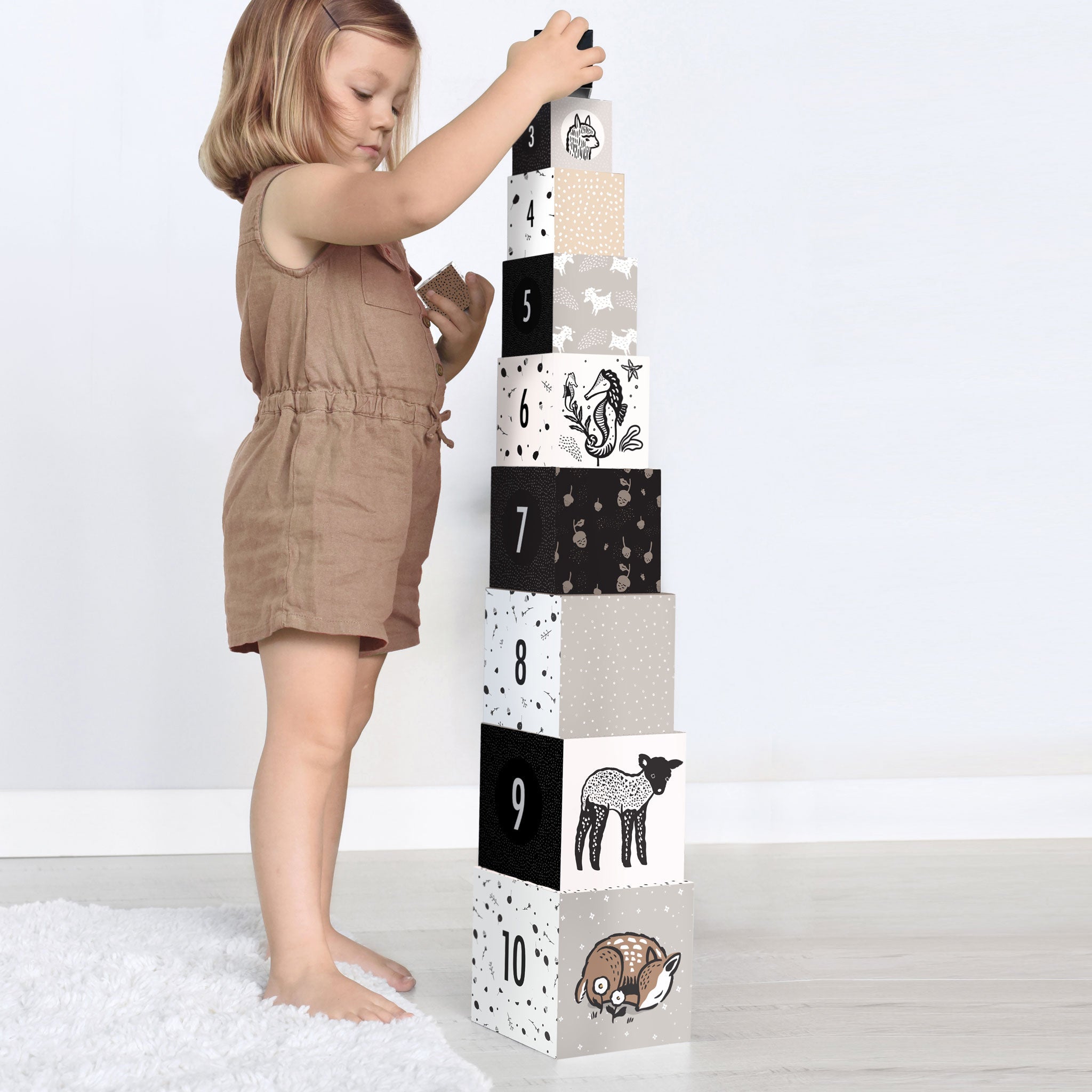 Wee Gallery Nesting Blocks - Baby Animals | Playroom Avenue