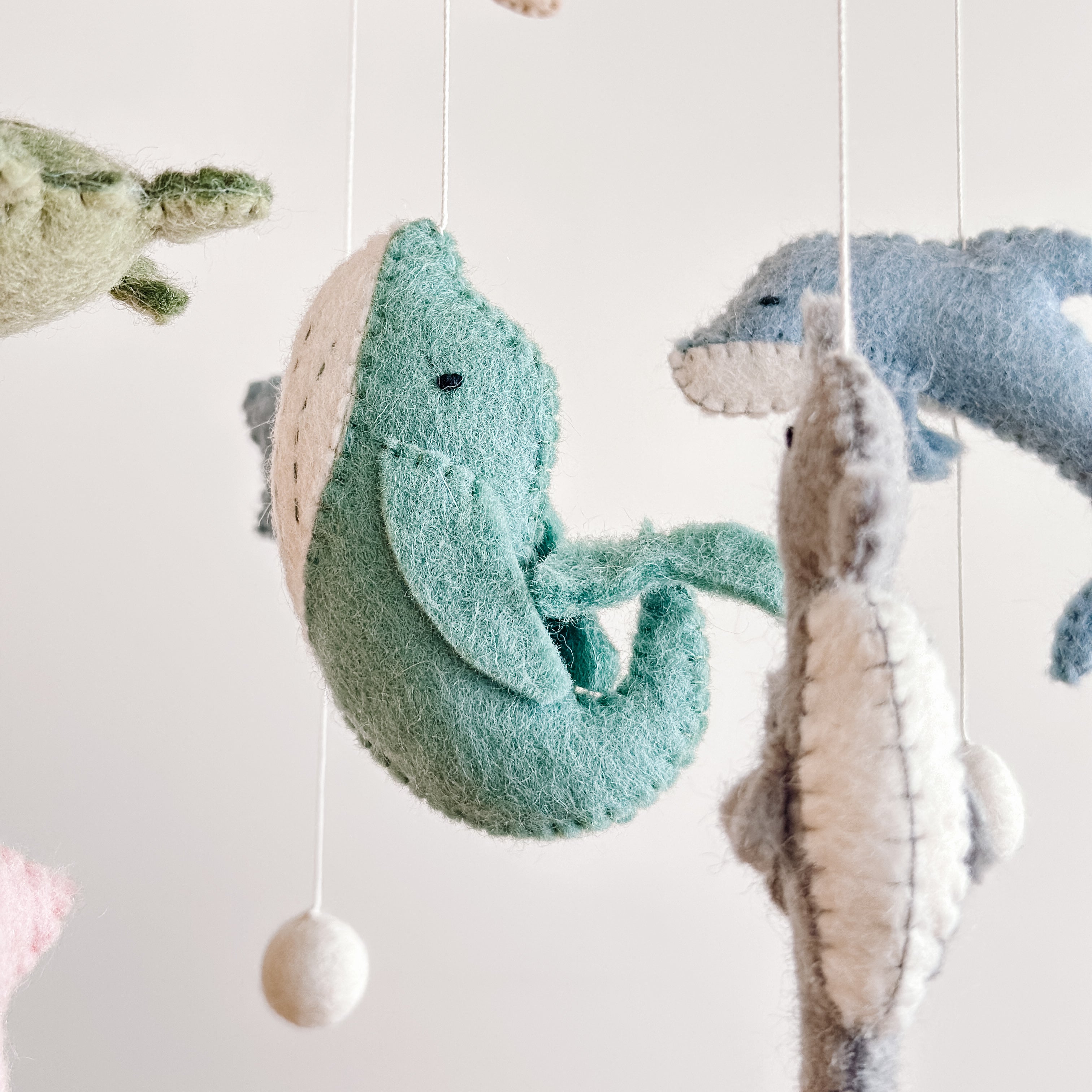 Ganapati Crafts Co. Baby Mobile - Sea Life | Playroom Avenue