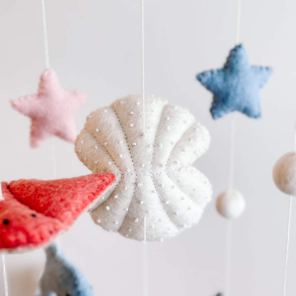 Ganapati Crafts Co. Baby Mobile - Sea Life | Playroom Avenue