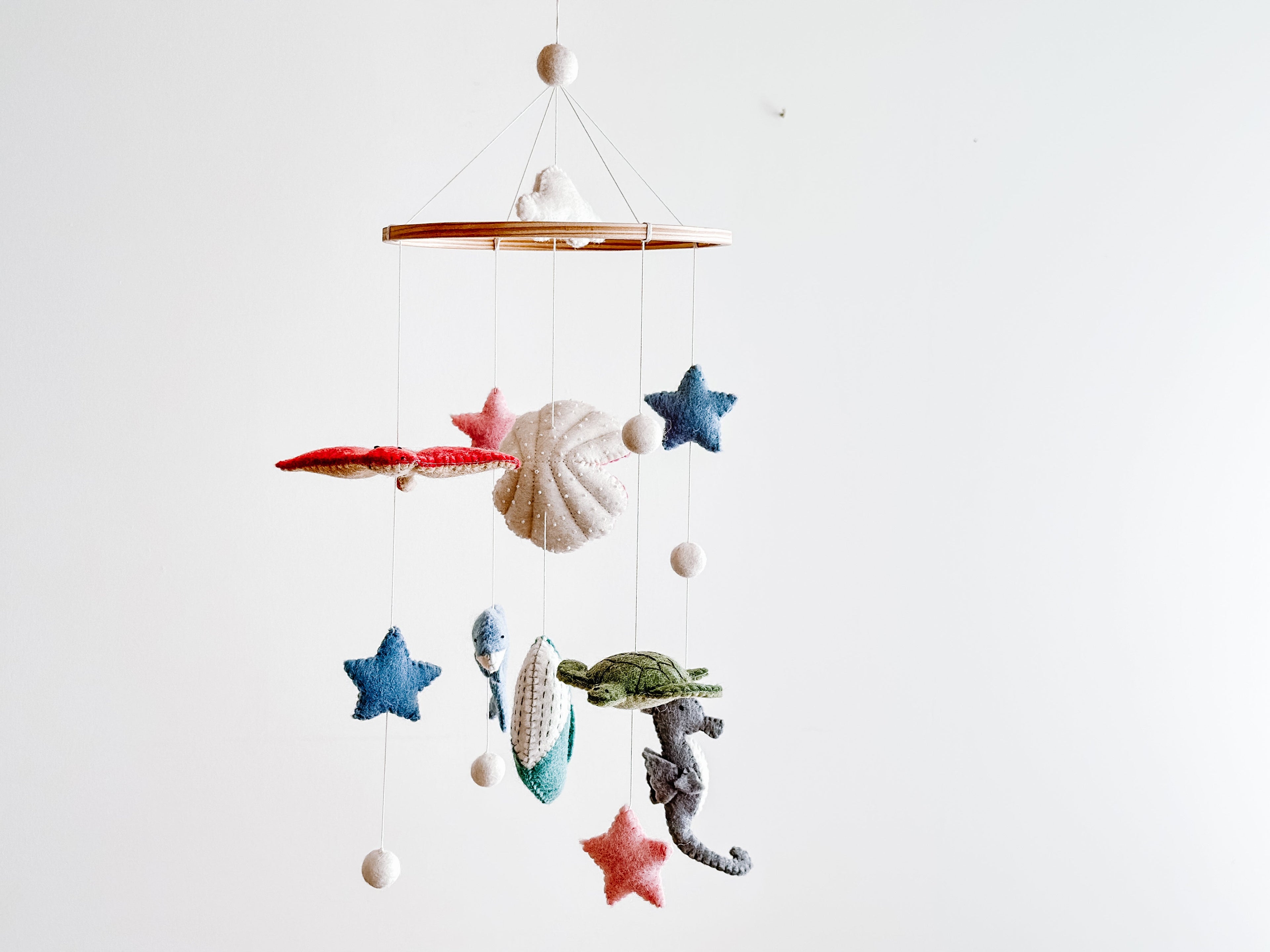 Ganapati Crafts Co. Baby Mobile - Sea Life | Playroom Avenue