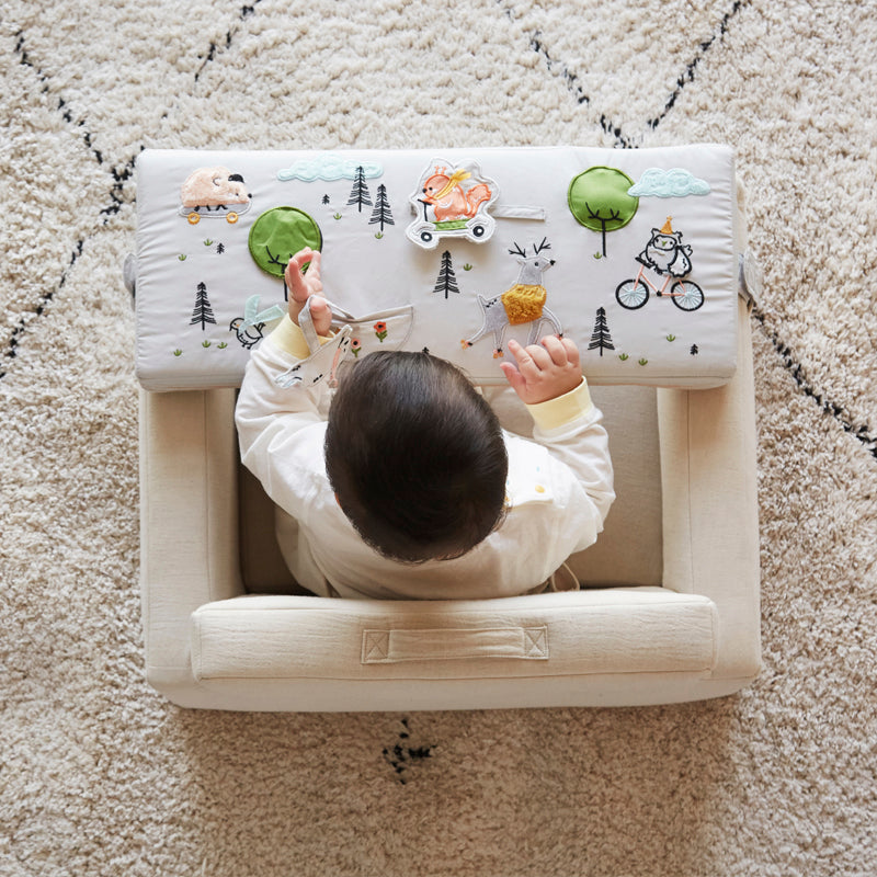 Wonder and Wise Rolling Along Square Chair | Playroom Avenue