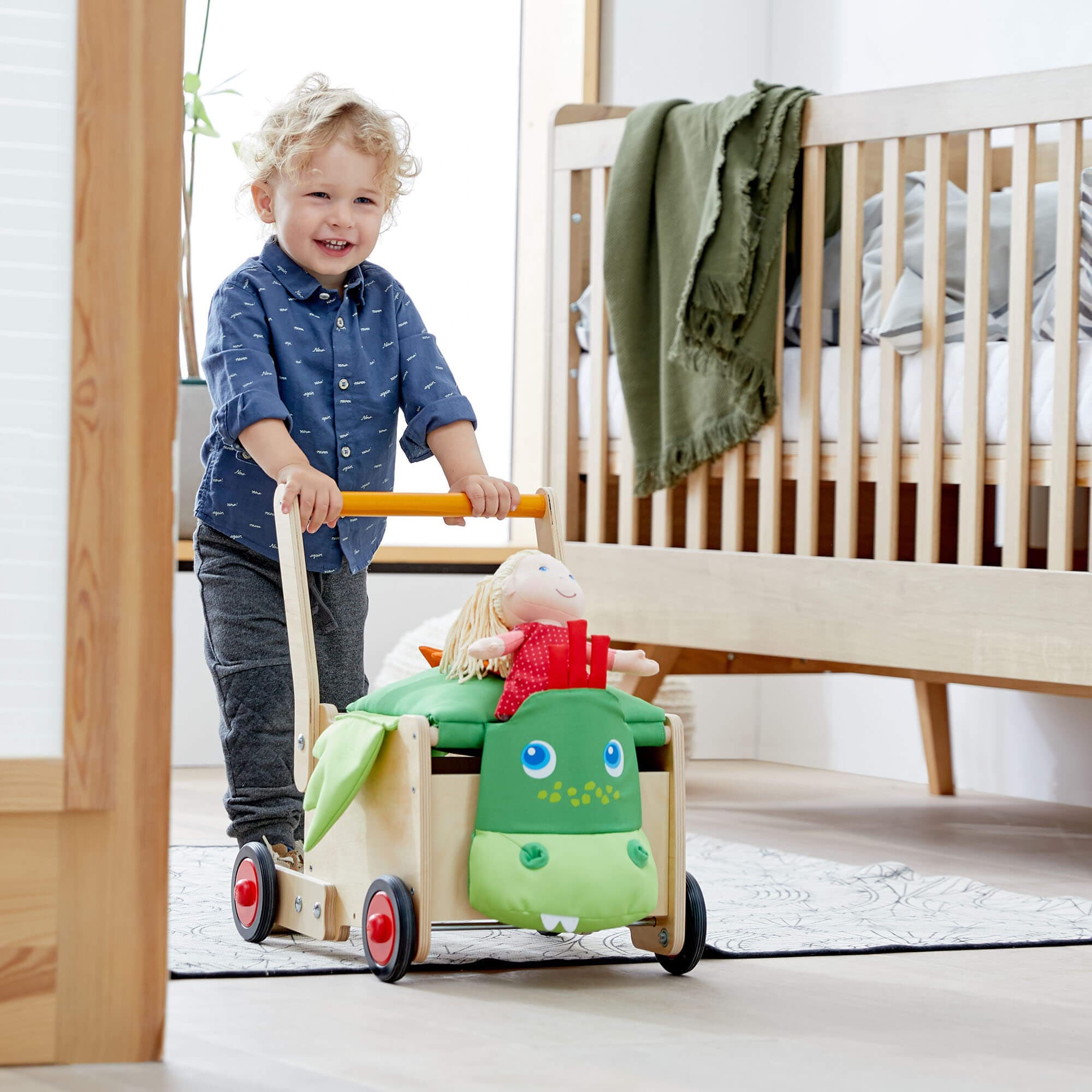 HABA Dragon Wagon Baby Walker | Playroom Avenue