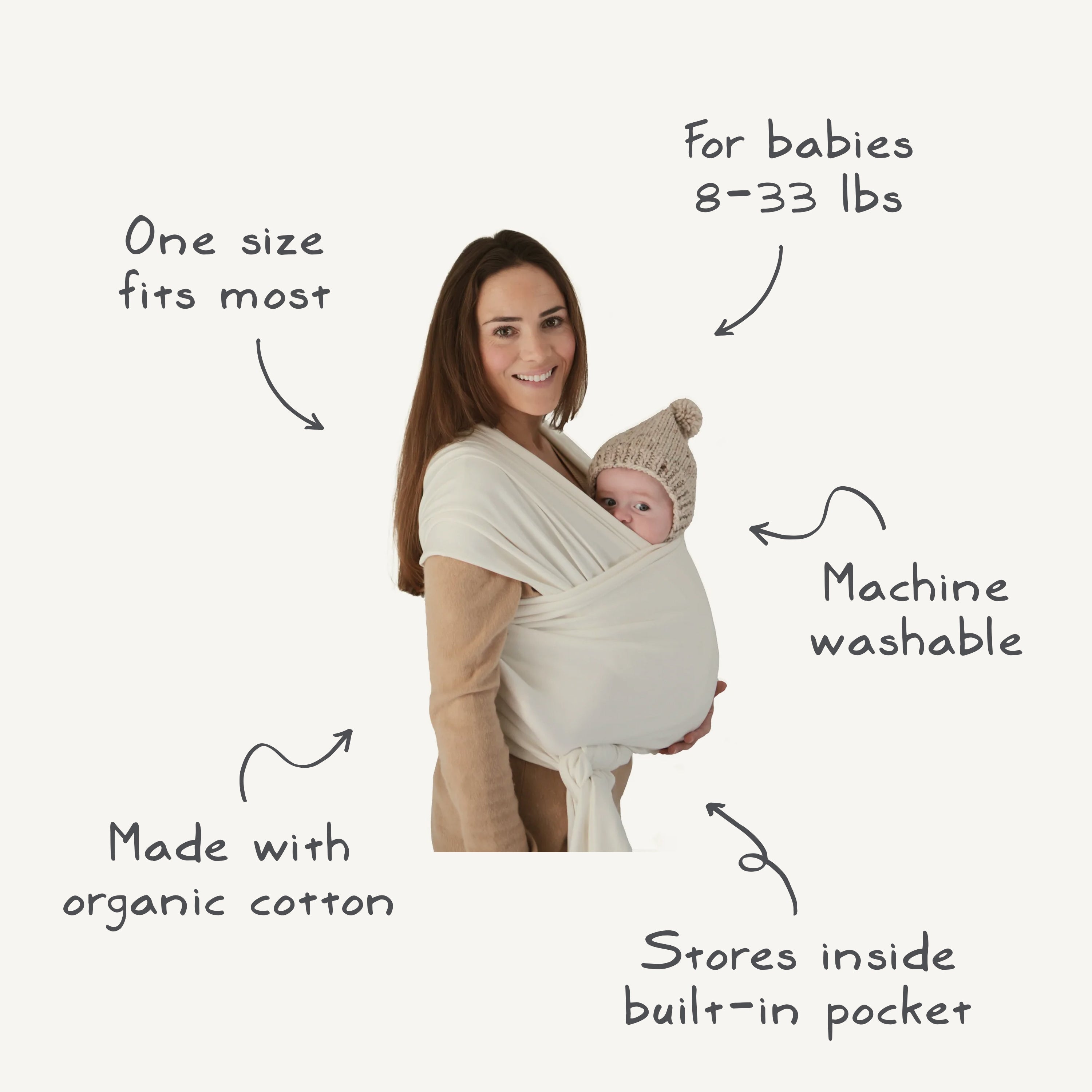 Mushie Baby Wrap | Playroom Avenue