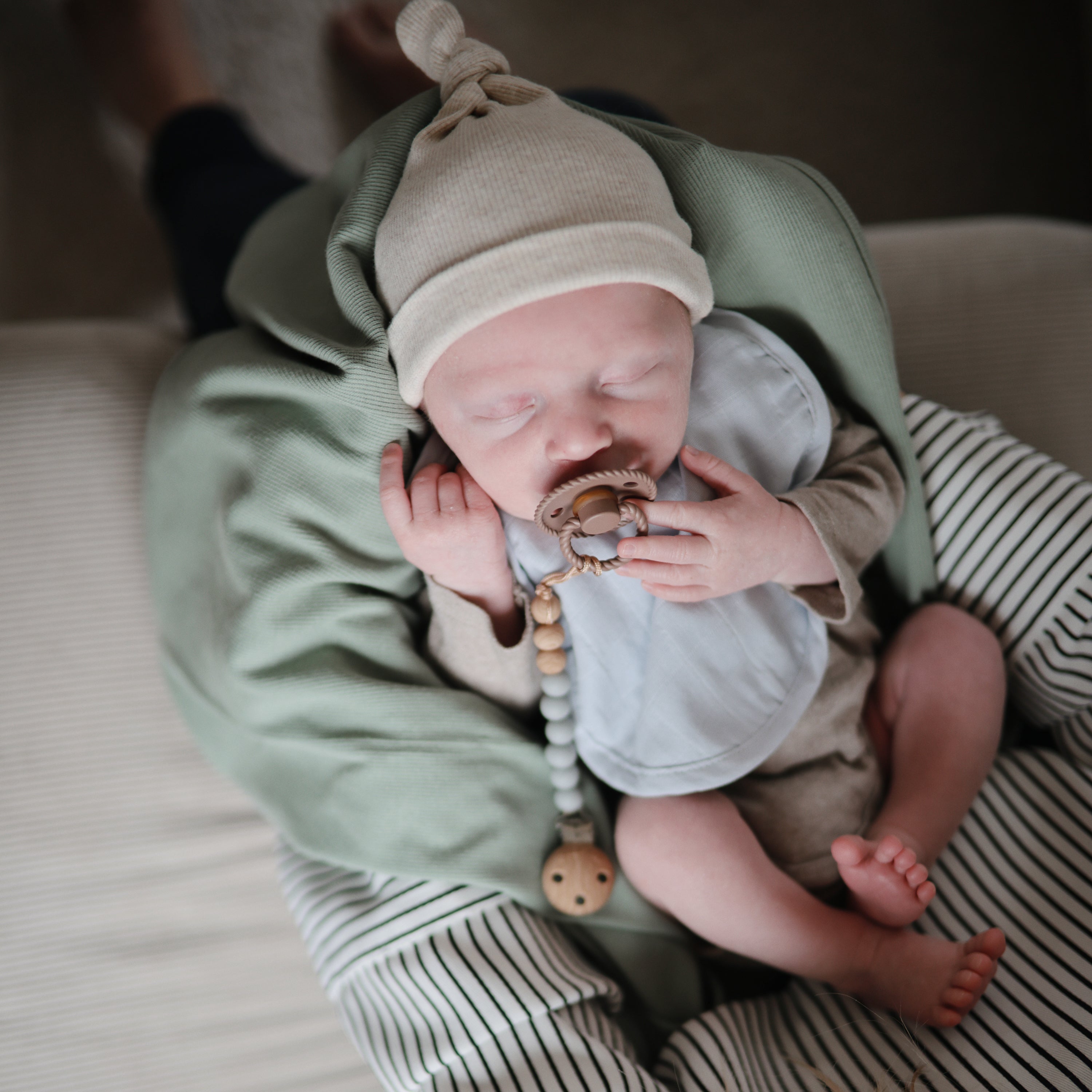 Mushie Ribbed Baby Blanket | Playroom Avenue