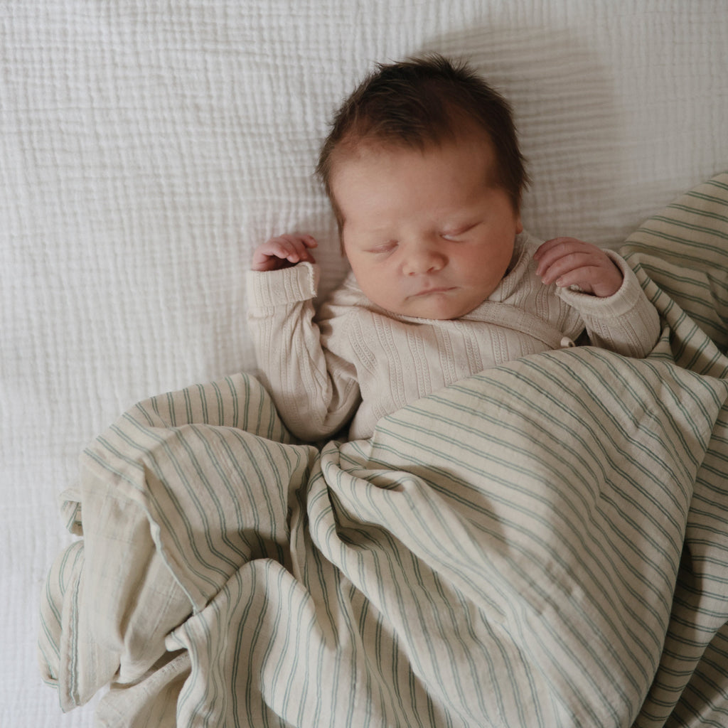 Mushie Organic Cotton Muslin Swaddle Blanket | Playroom Avenue