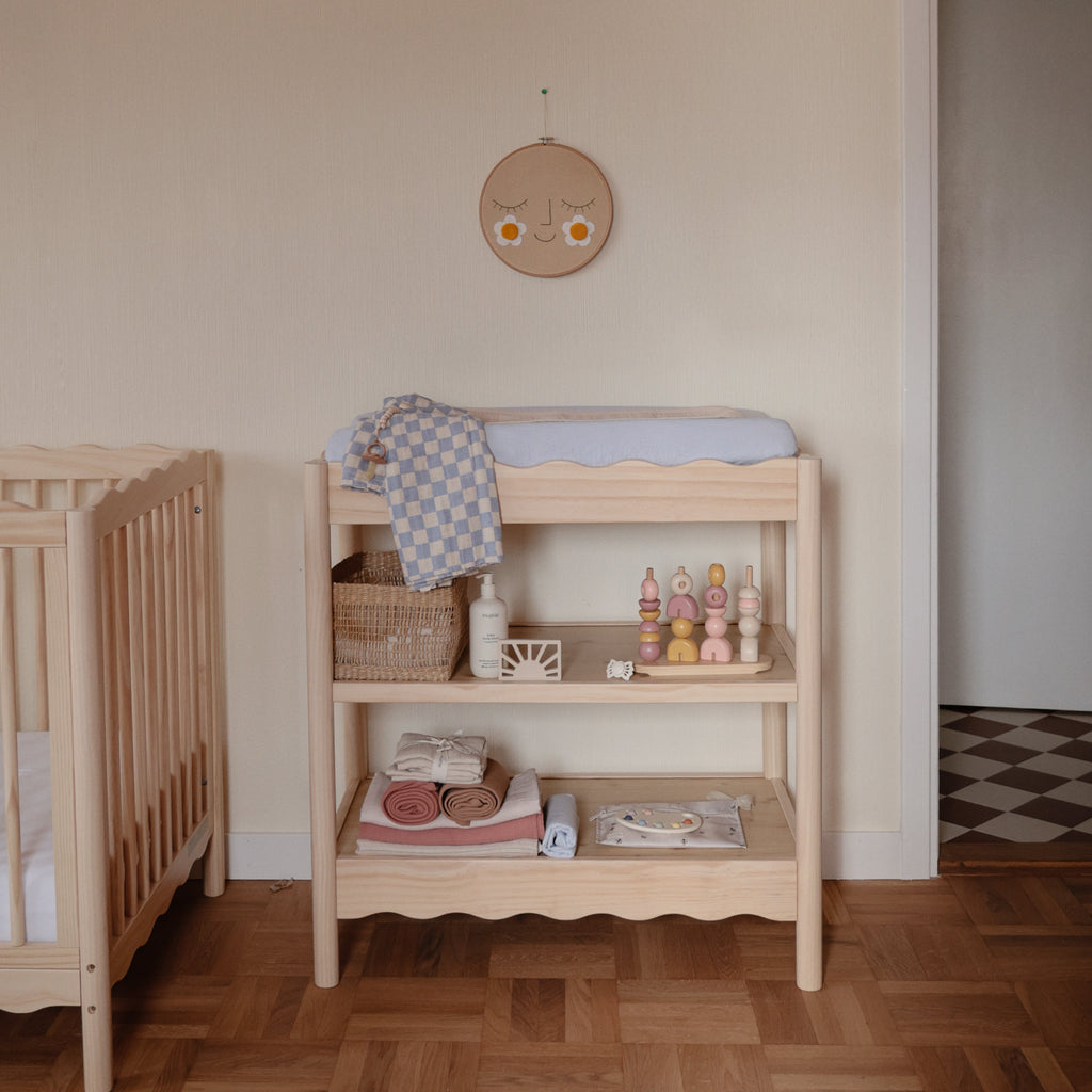 Mushie Organic Cotton Muslin Swaddle Blanket | Playroom Avenue