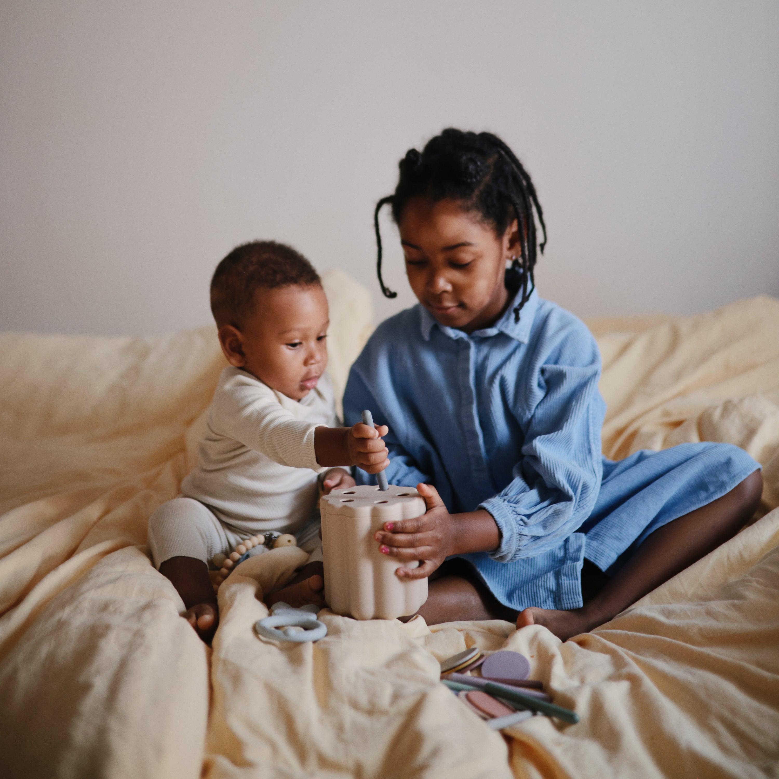 Mushie Coin & Tube Sorting Set | Playroom Avenue